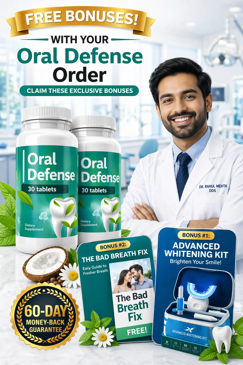 Free bonus guide foods and habits for strong teeth and healthy gums